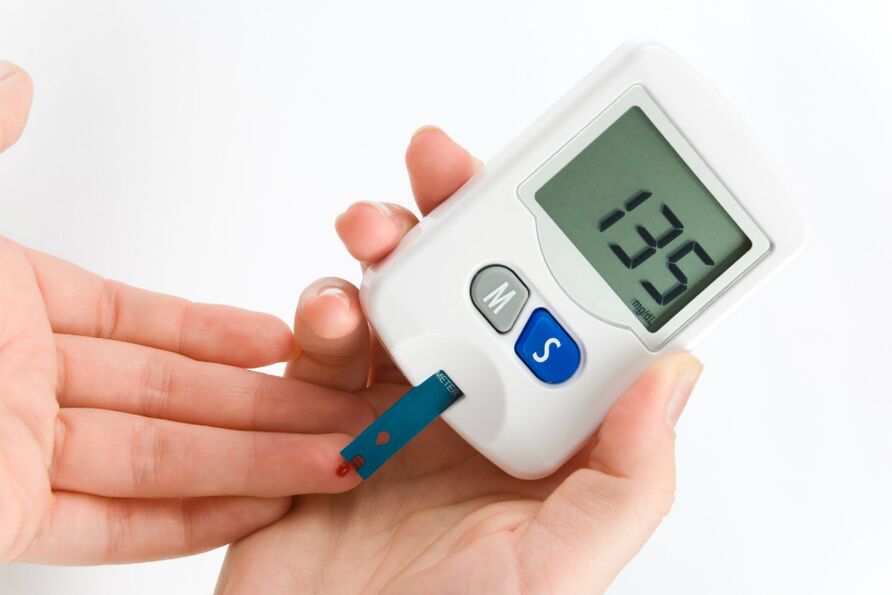 Auto -experimentos dos niveis de azucre no sangue na diabetes mellitus