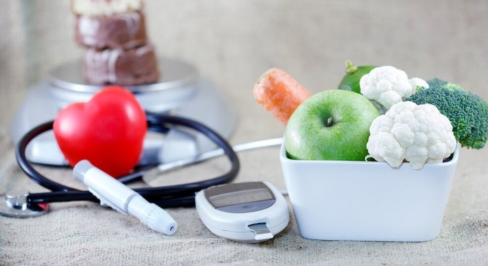 Os pacientes con diabetes deberían renunciar aos doces a favor das verduras e das froitas